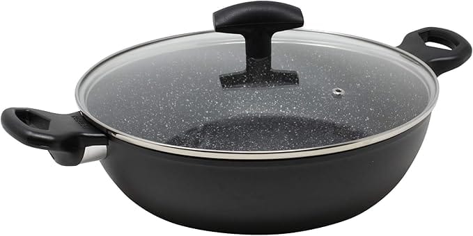 סוטאז' אינדוקציה 28 סמ עם מכסה זכוכית Pedrini סוטאז' אינדוקציה 28 סמ עם מכסה זכוכית Pedrini